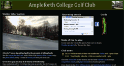 Desktop Screenshot of ampleforthgolf.co.uk